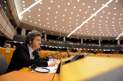 En session au Parlement européen à Bruxelles